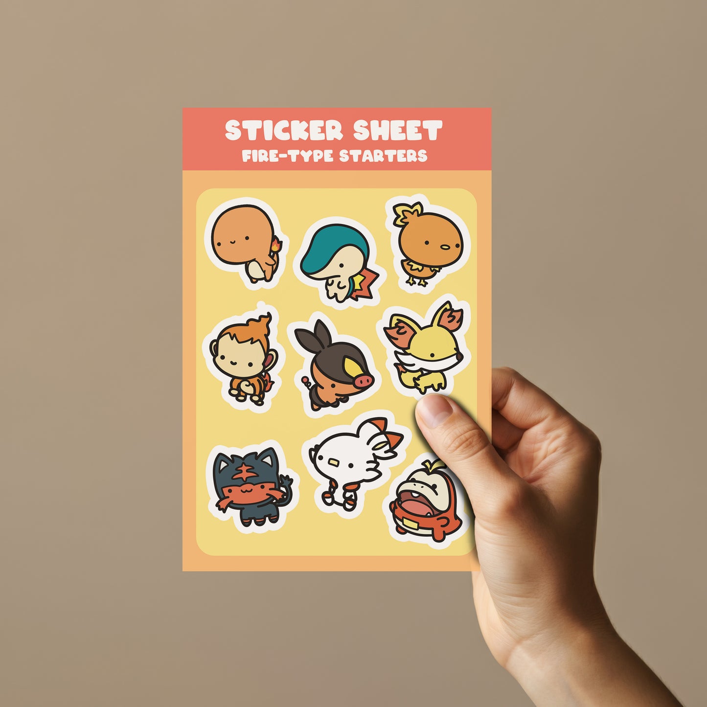 Fire Starters Sticker Sheet