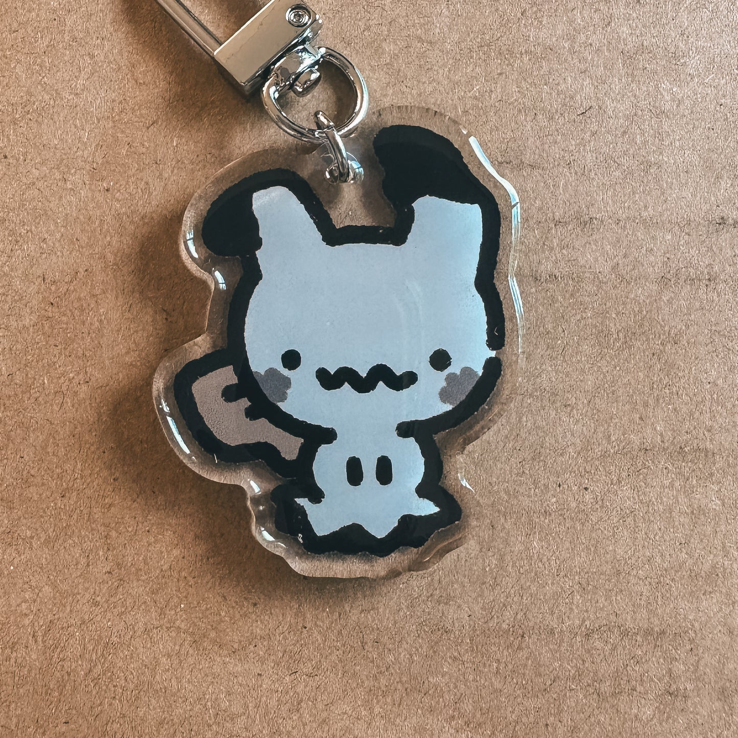 Mimic Creature Acrylic Epoxy Keychain