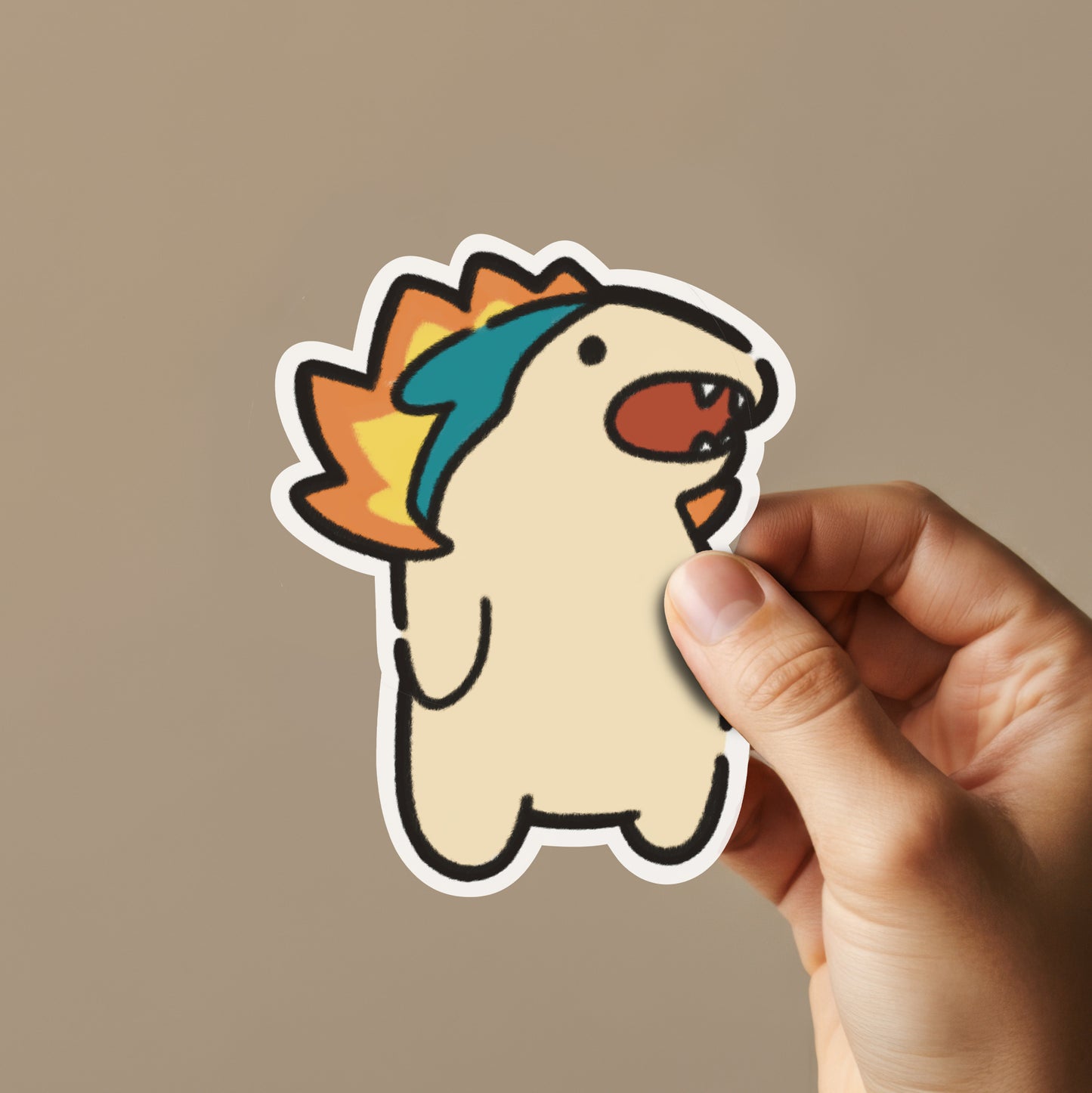 Fire Badger Sticker