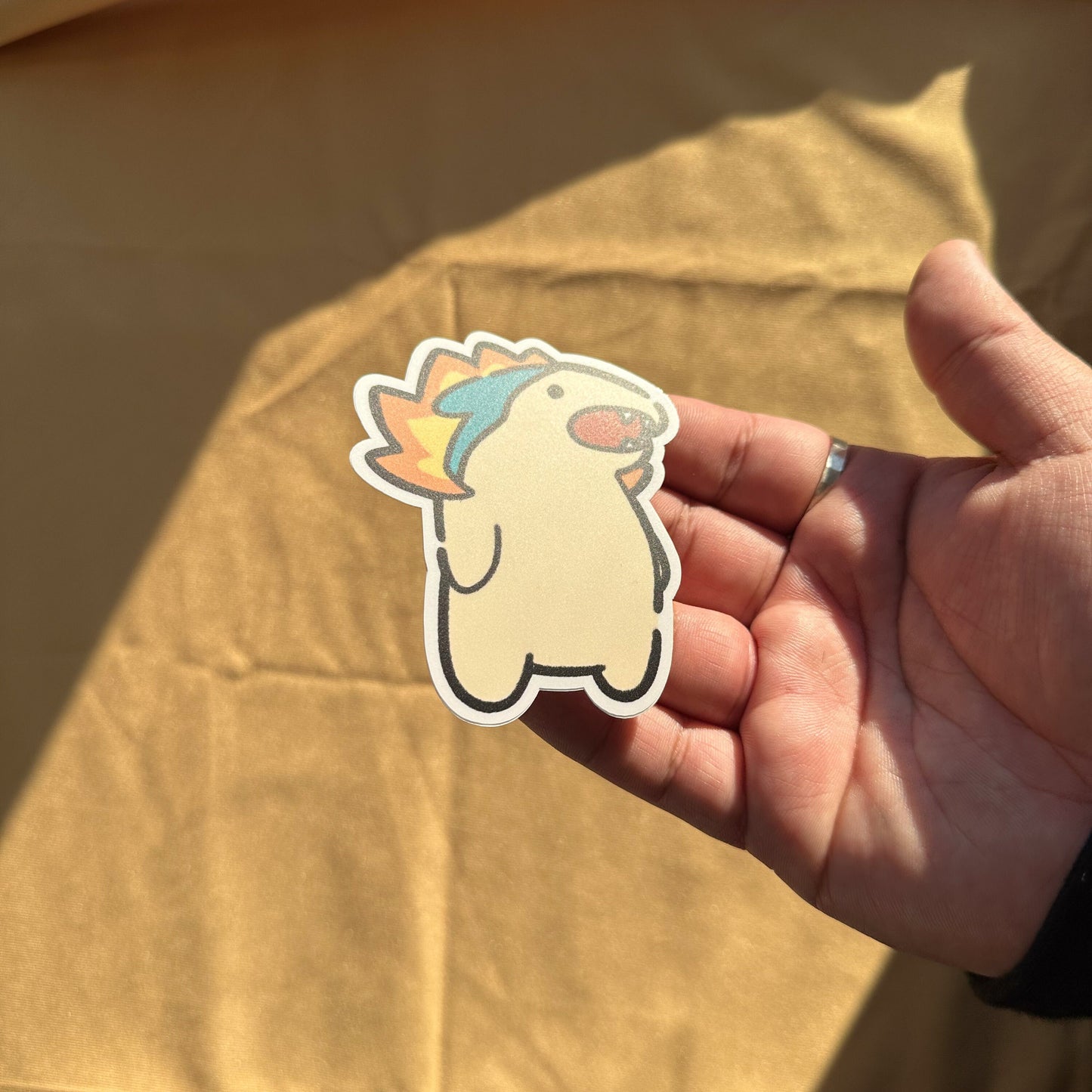 Fire Badger Sticker