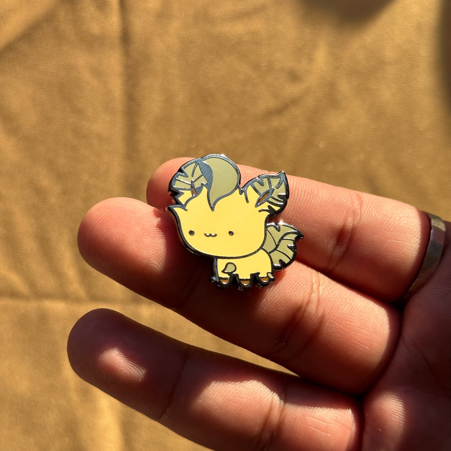 Leaf Animal Hard Enamel Pin