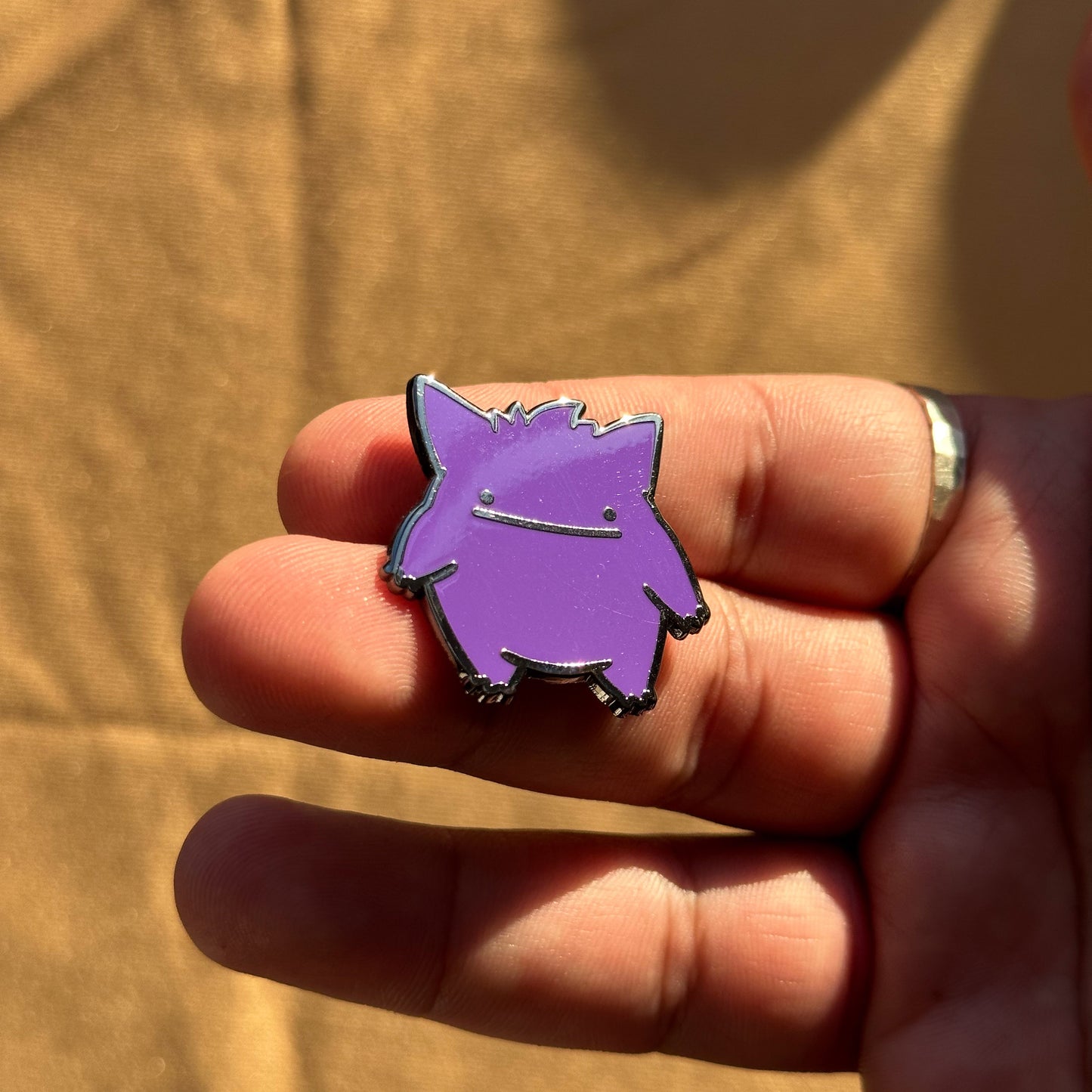 Purple Ghost Hard Enamel Pin