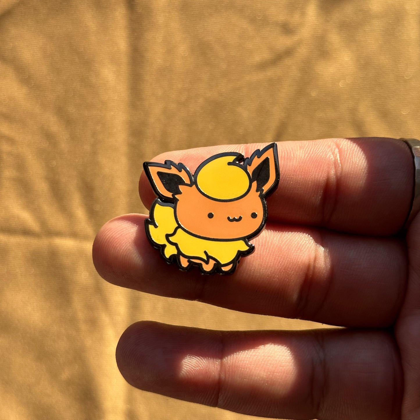 Fire Animal Hard Enamel Pin
