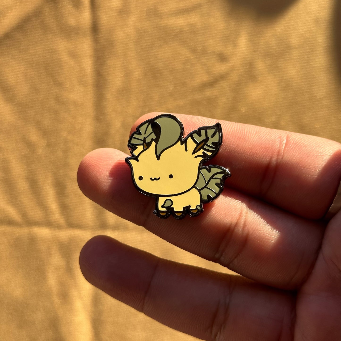 Leaf Animal Hard Enamel Pin