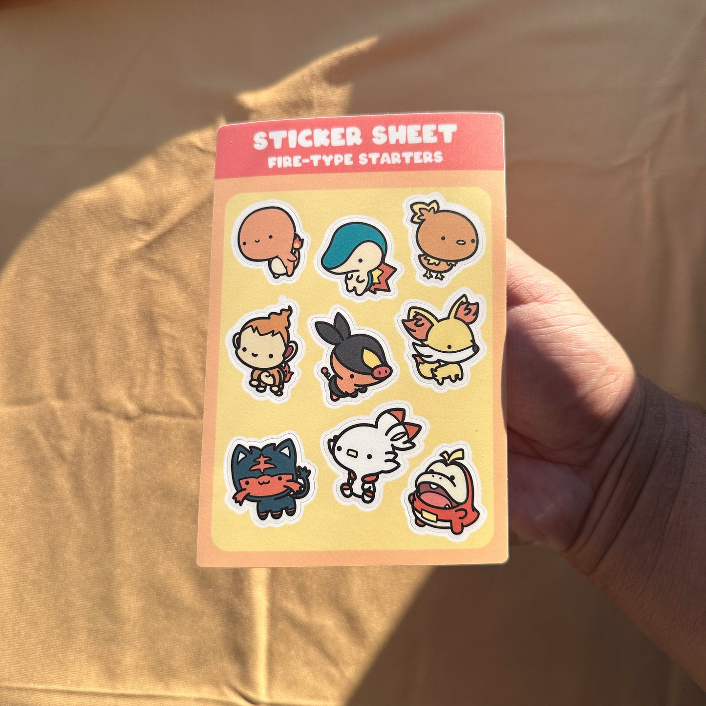 Fire Starters Sticker Sheet