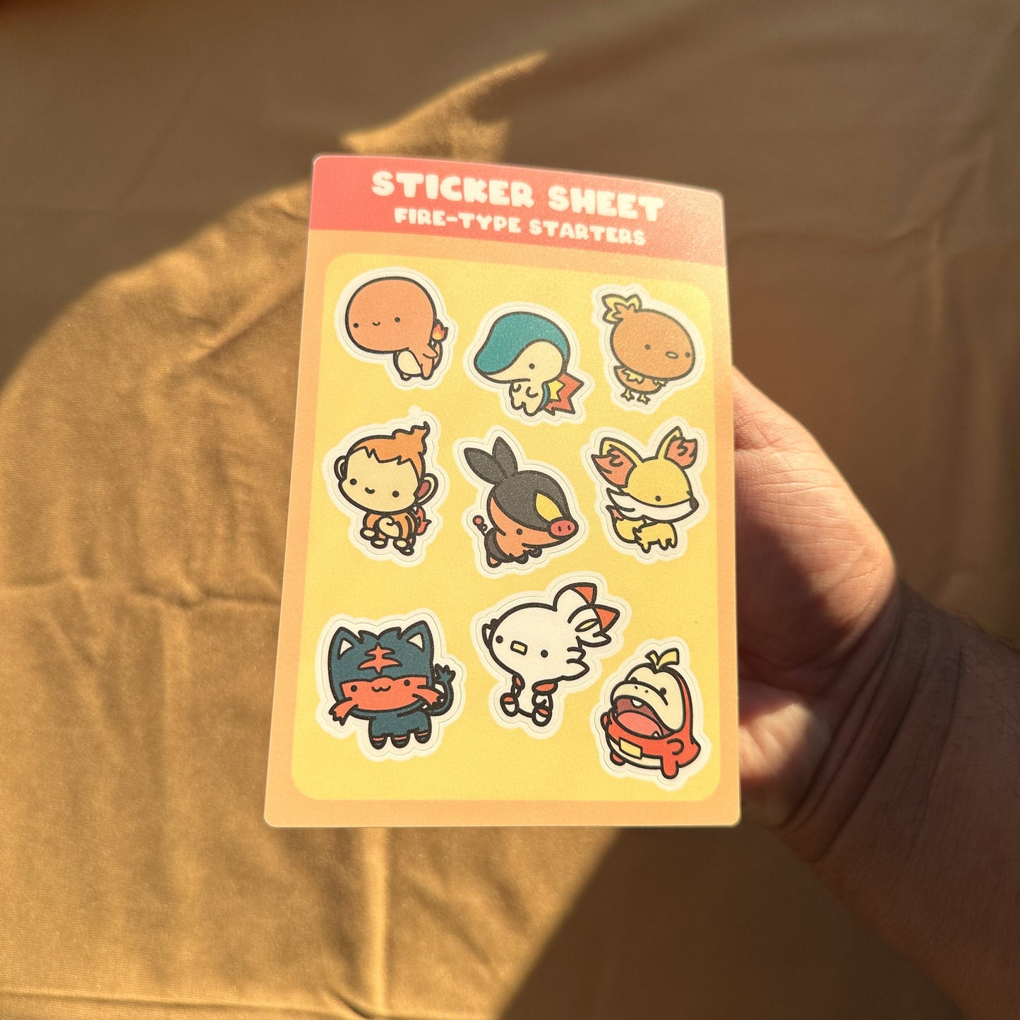 Fire Starters Sticker Sheet
