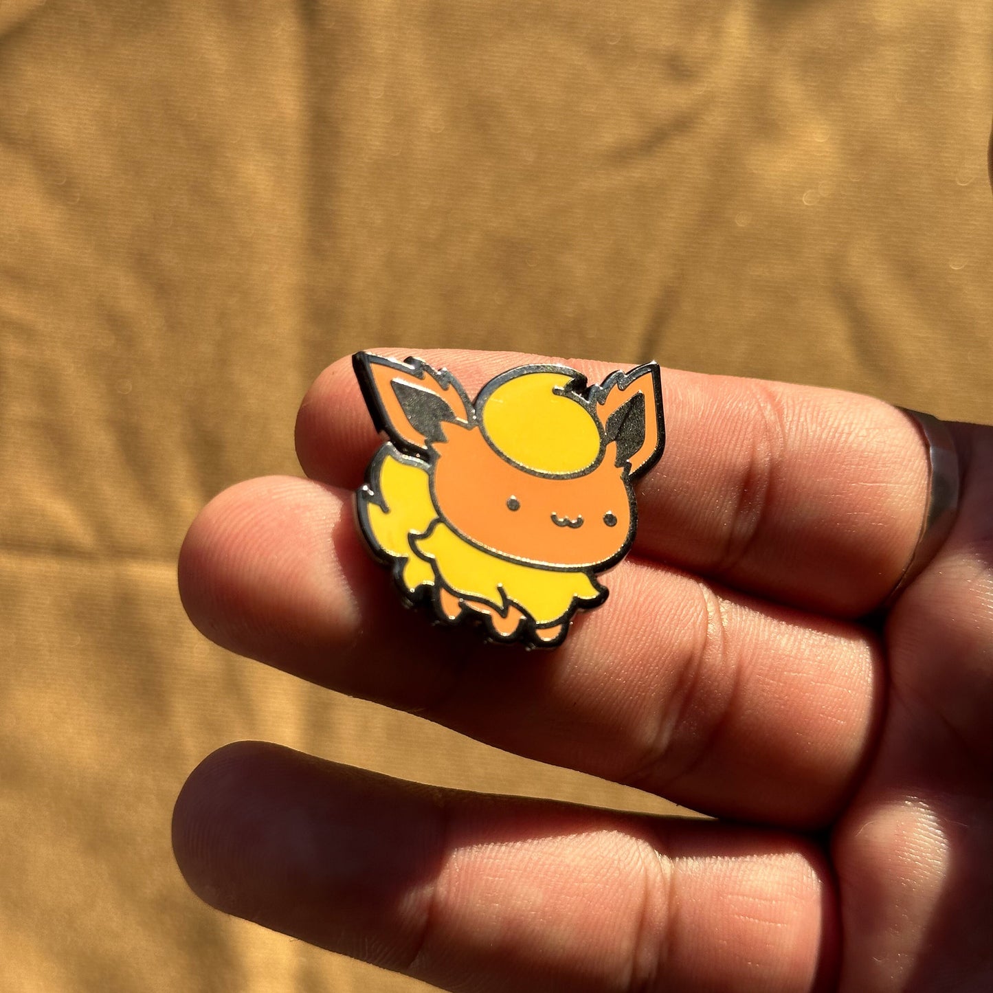 Fire Animal Hard Enamel Pin