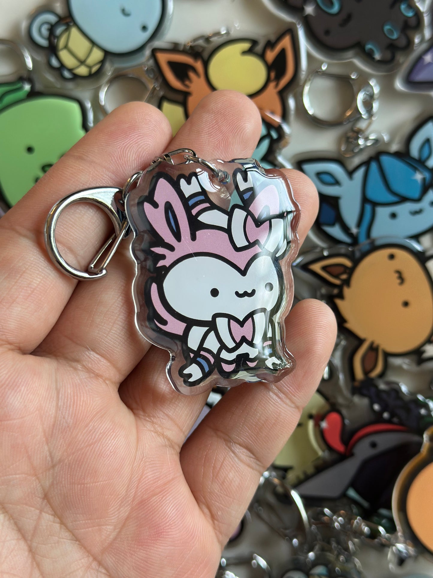 Fairy Animal Acrylic Epoxy Keychain