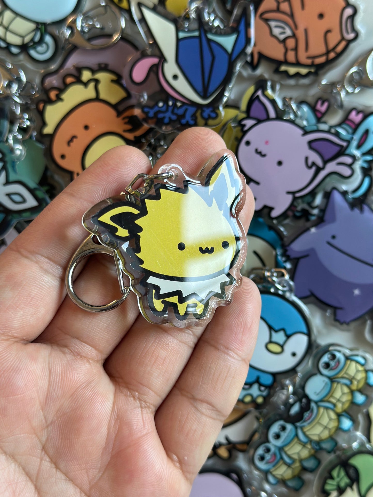 Thunder Animal Acrylic Epoxy Keychain