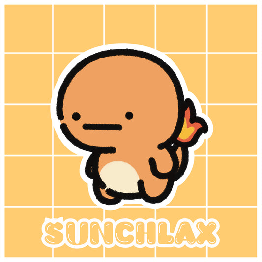 Cute Fire Salamander Sticker