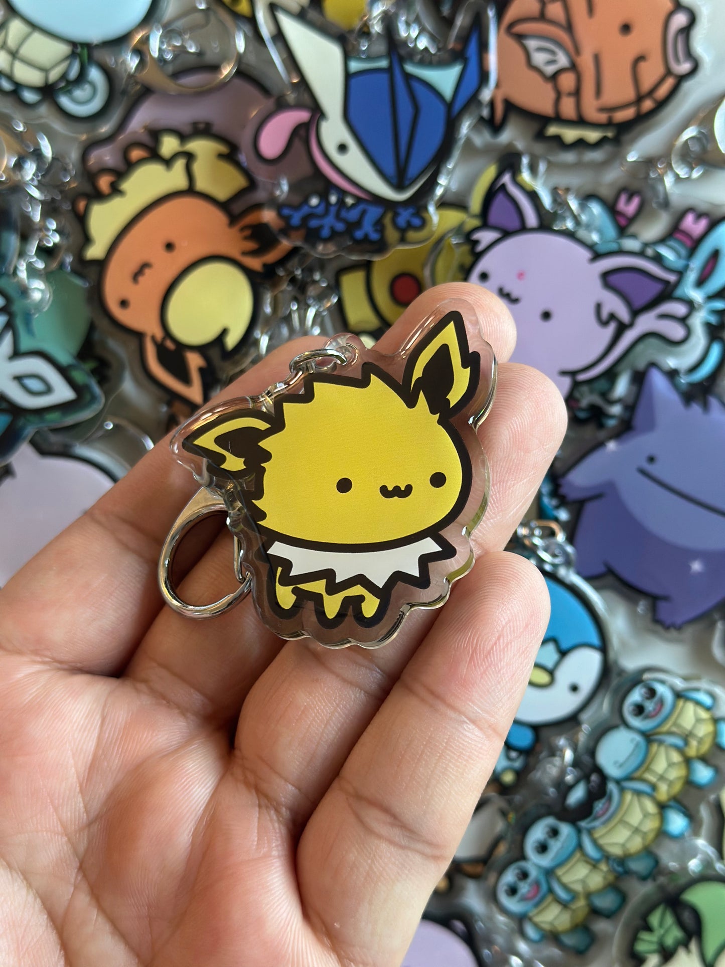 Thunder Animal Acrylic Epoxy Keychain