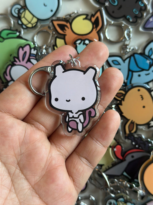 Lab Made Legendary Creature Acrylic Epoxy Keychain