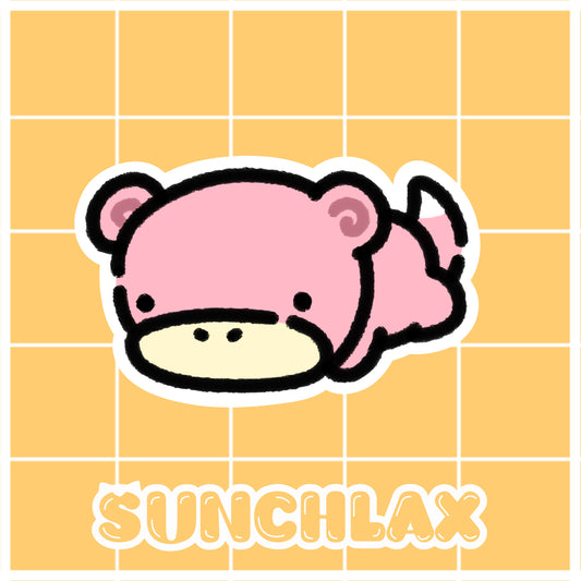 Cute Pink Pig Sticker