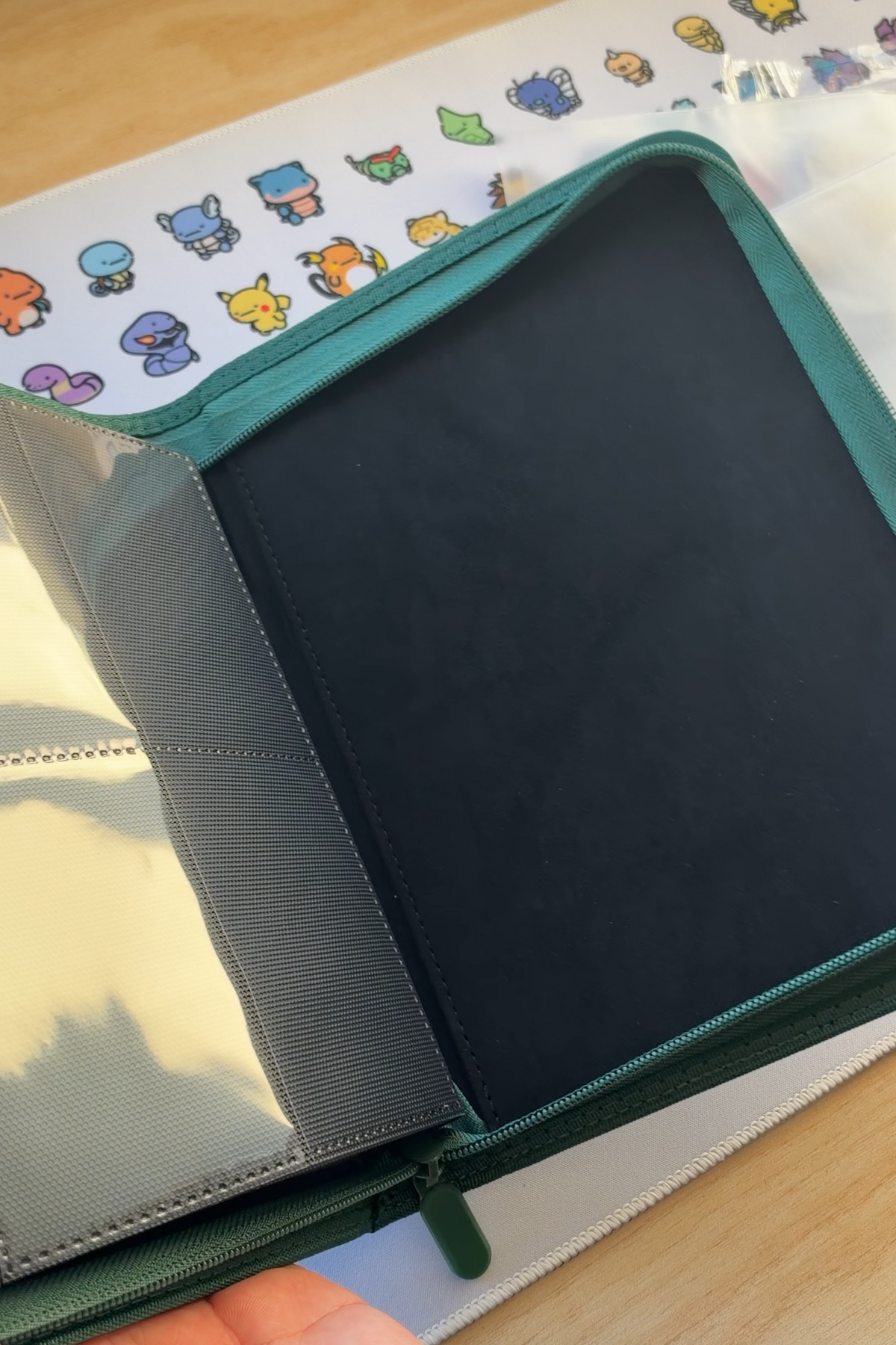 DISCOUNTED 4 Pocket Zip-Up TCG Binder (Fits Penny Sleeve Only)