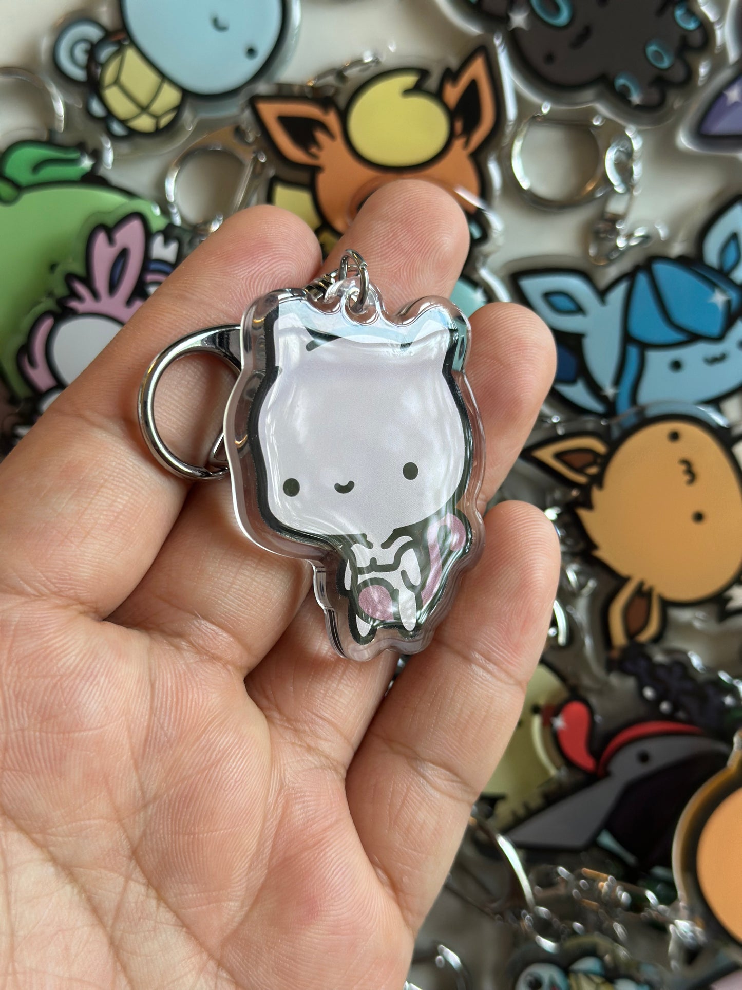 Lab Made Legendary Creature Acrylic Epoxy Keychain