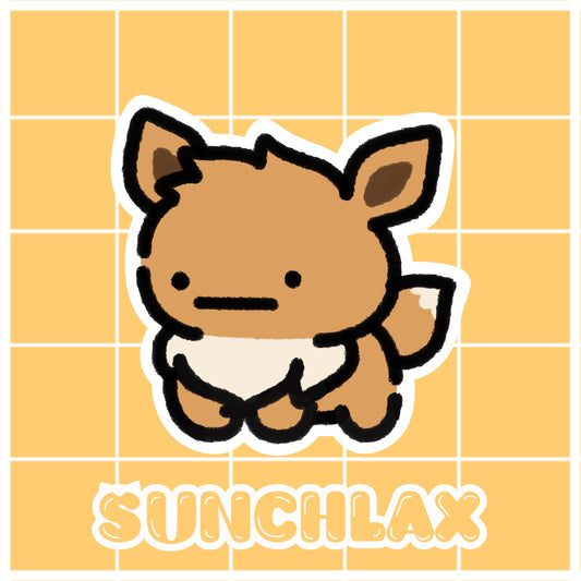Cute Brown Animal Sticker