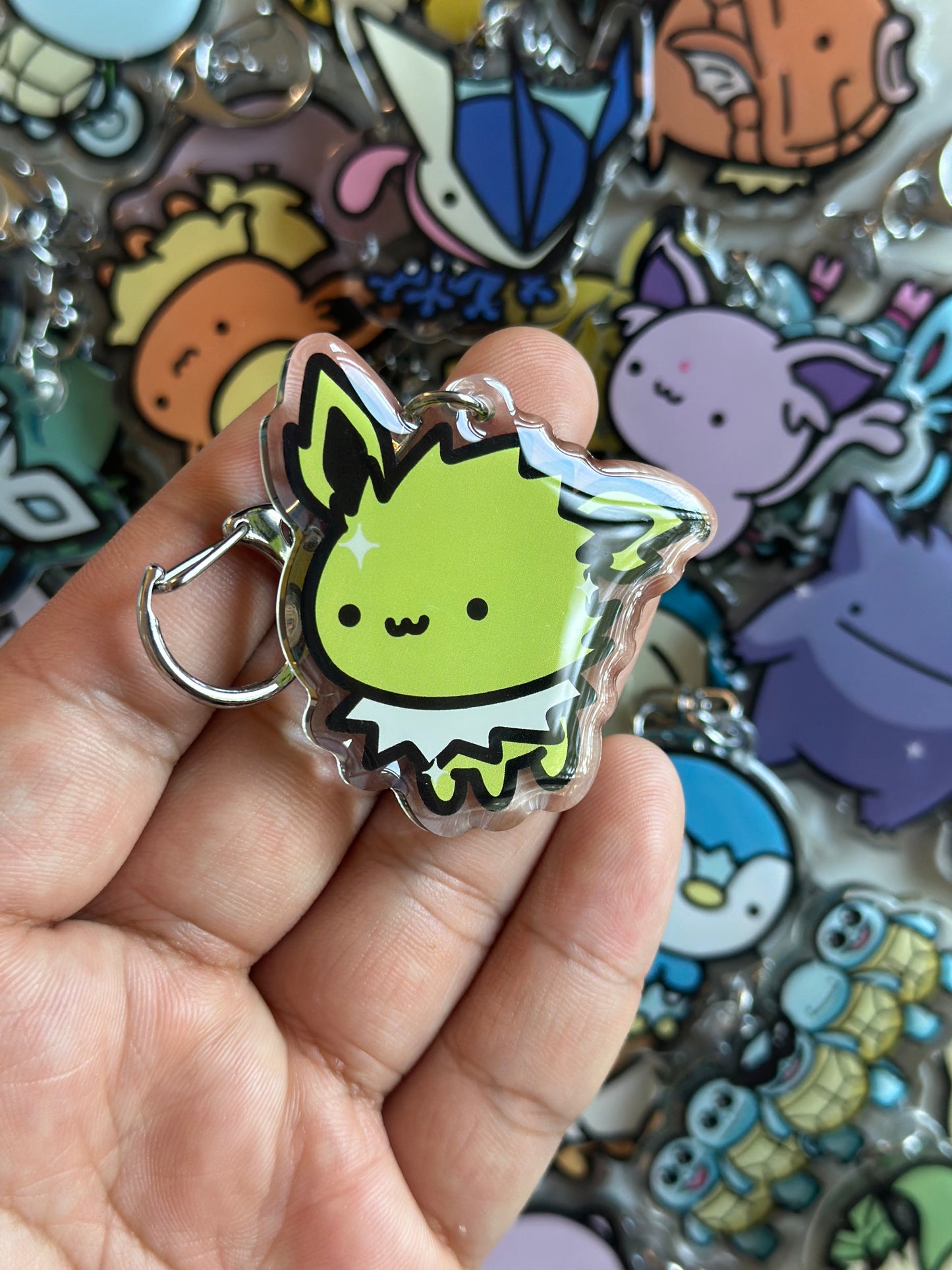 Thunder Animal Acrylic Epoxy Keychain