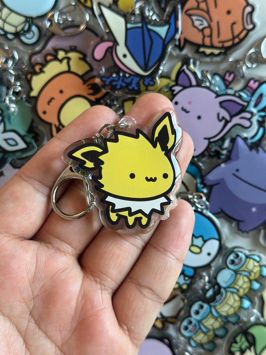 Thunder Animal Acrylic Epoxy Keychain