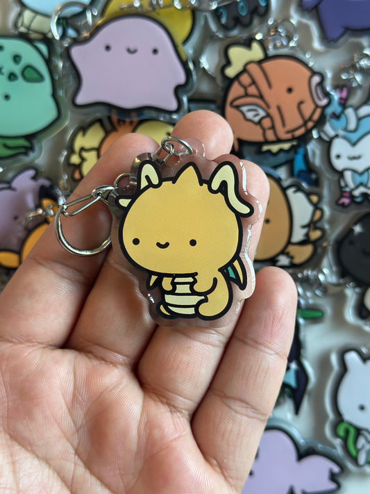Dragon Acrylic Epoxy Keychain