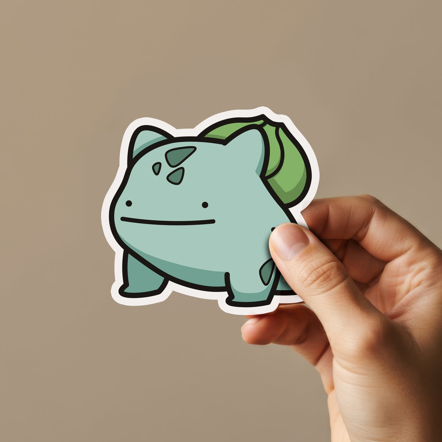 Grass Dinosaur Sticker
