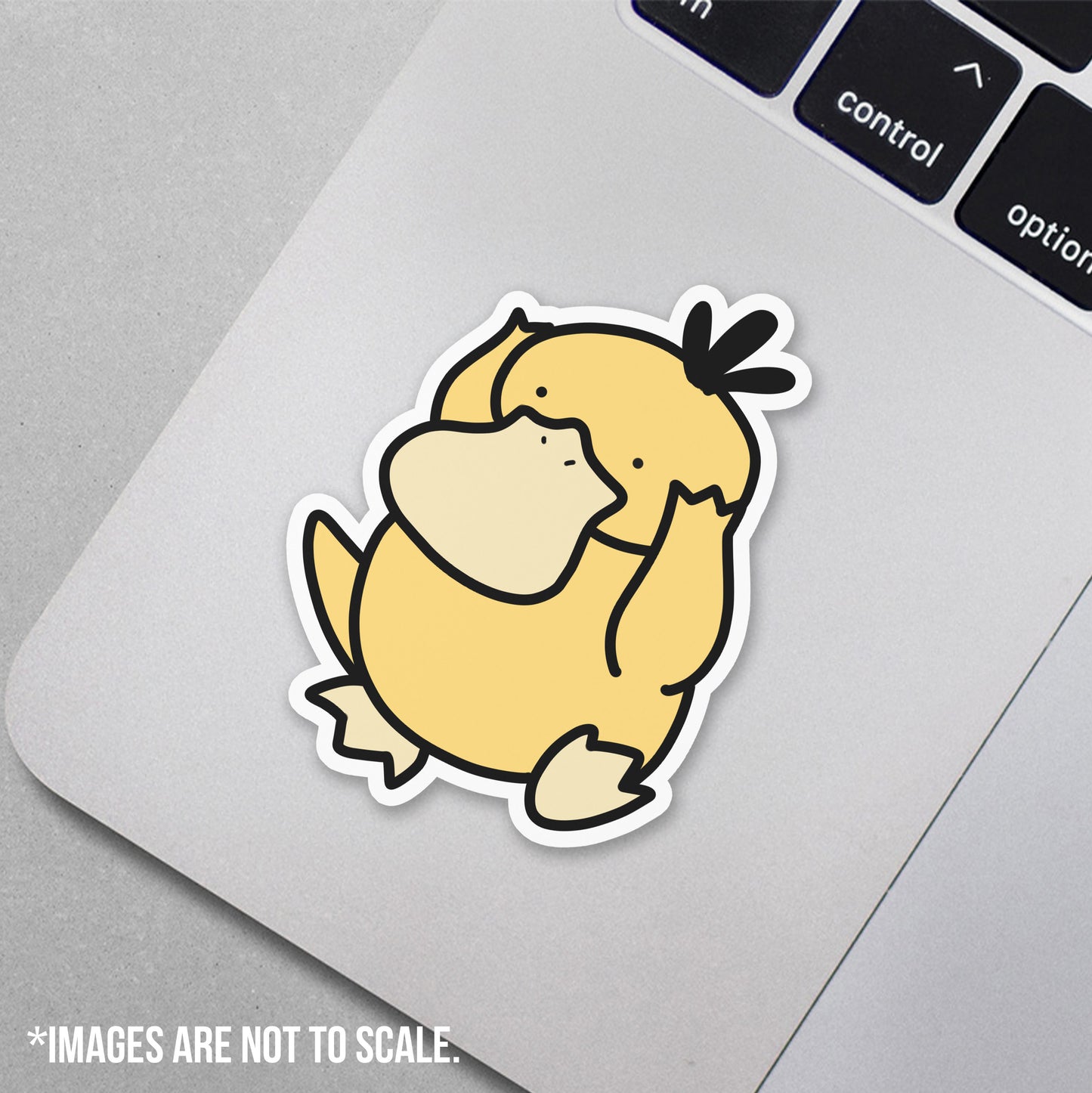 Confused Duck Sticker