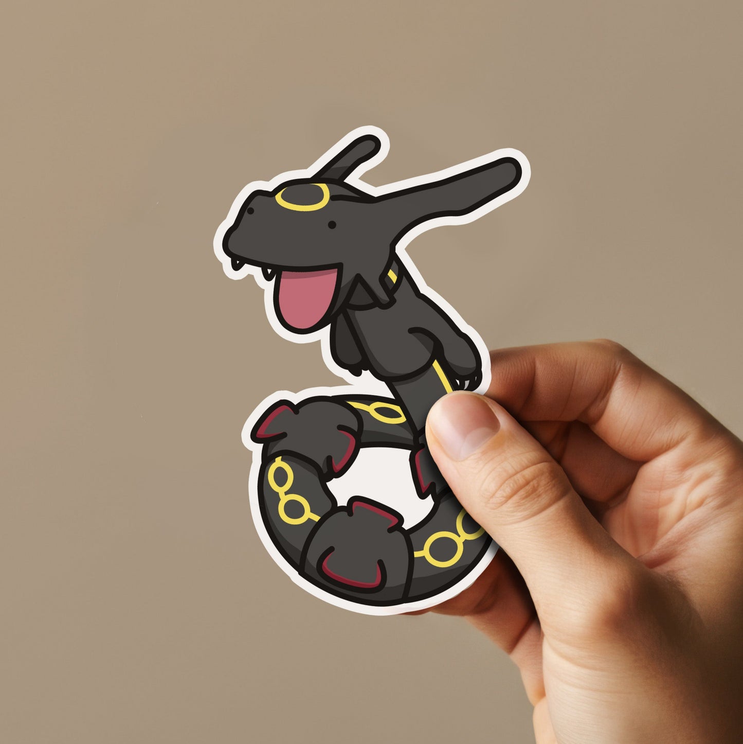 Shiny Long Dragon Sticker
