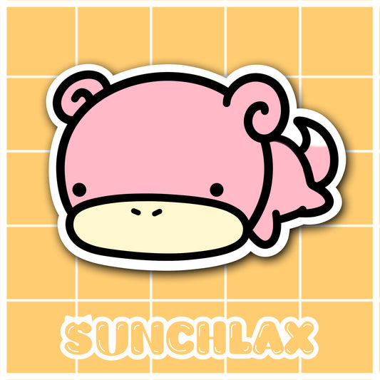 Cute Pink Pig Sticker