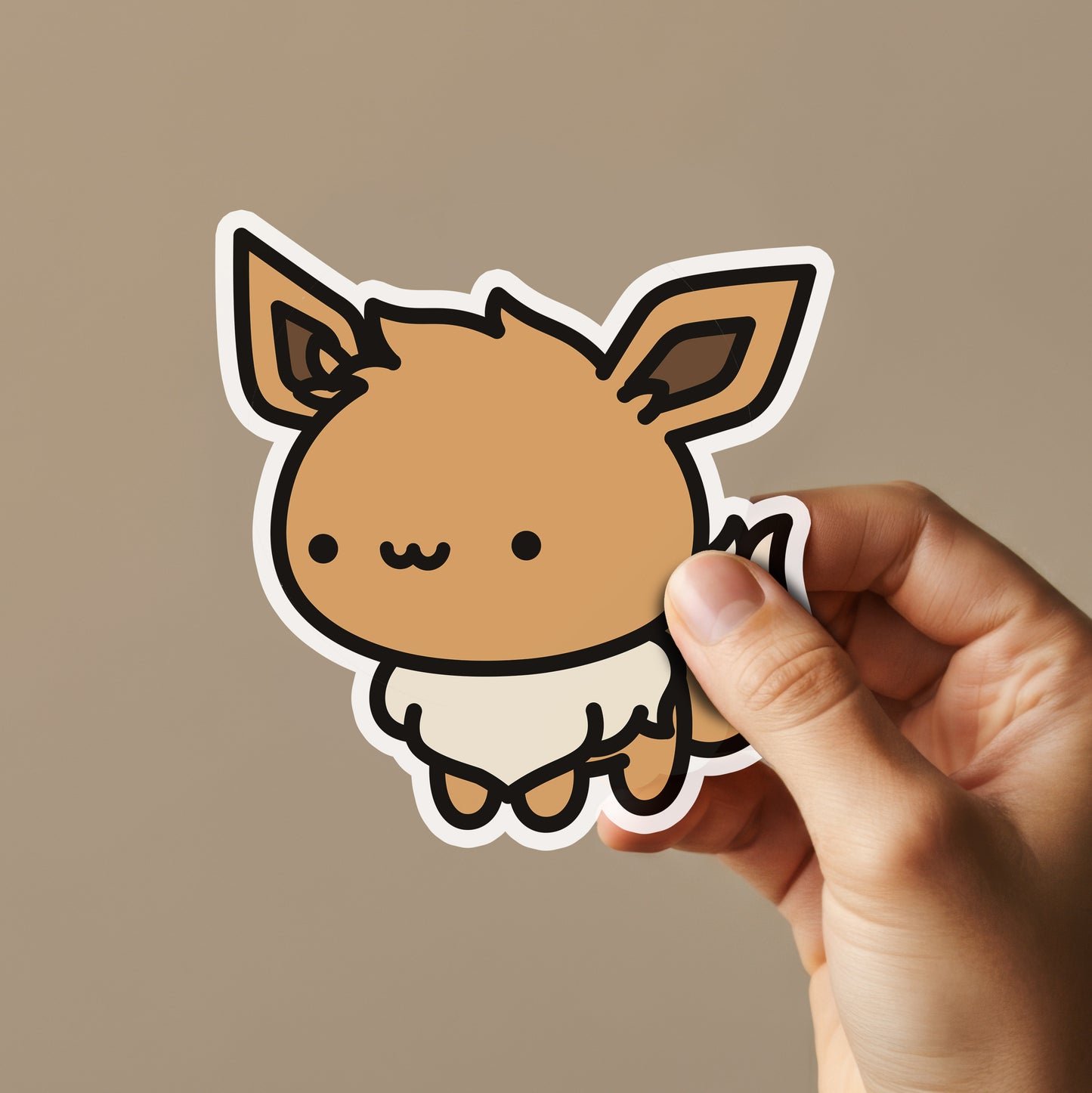 Cute Brown Animal Sticker