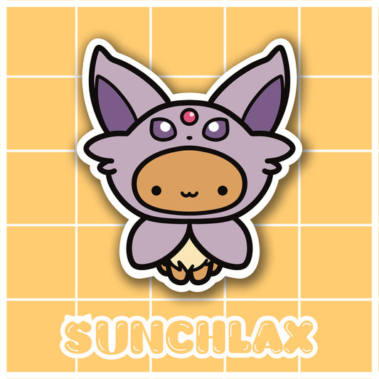 Cute Brown Animal Wearing Psychic Poncho Sticker