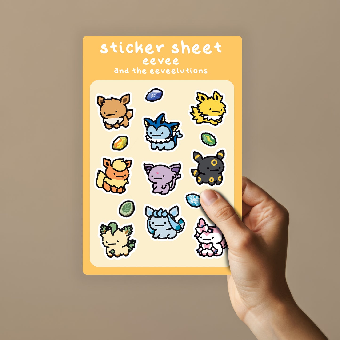 Elemental Cat Sticker Sheet