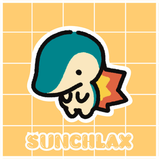 Fire Porcupine Sticker