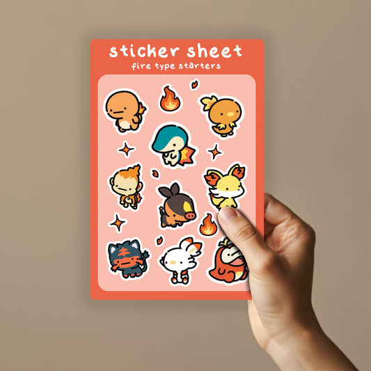 Fire Starters Sticker Sheet