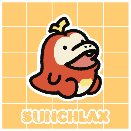 Fire Crocodile Sticker