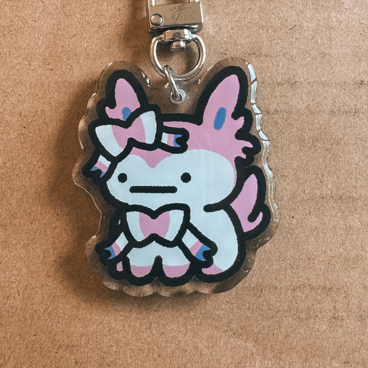 Fairy Cat Acrylic Epoxy Keychain