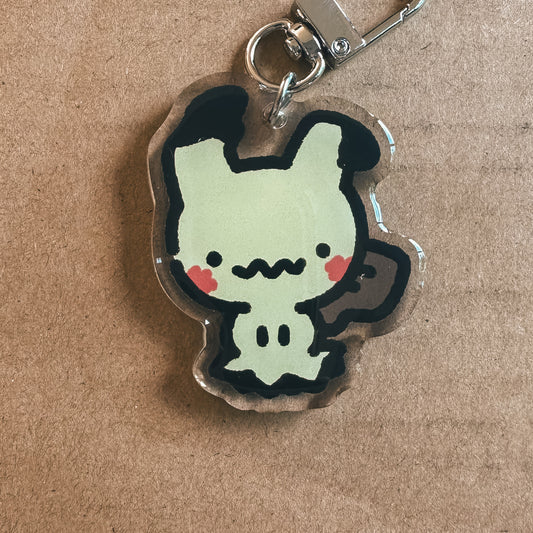 Mimic Creature Acrylic Epoxy Keychain