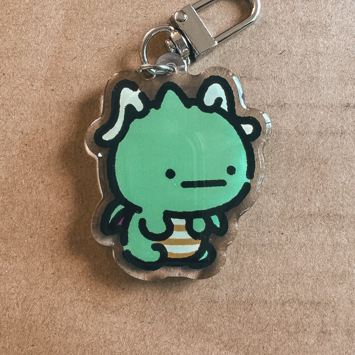Chonky Dragon Epoxy Keychain
