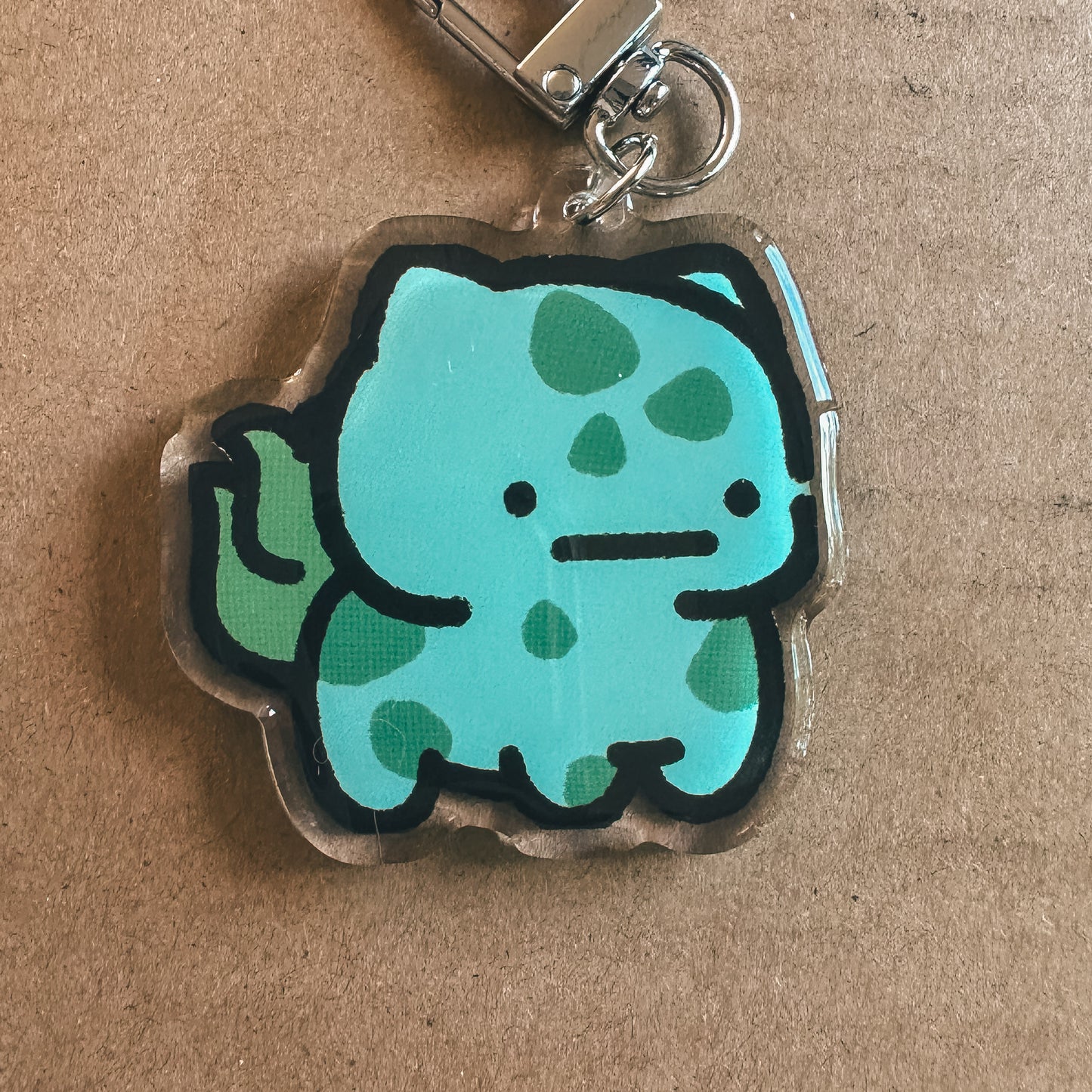 Bulb Toad Acrylic Epoxy Keychain