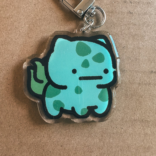Bulb Toad Acrylic Epoxy Keychain
