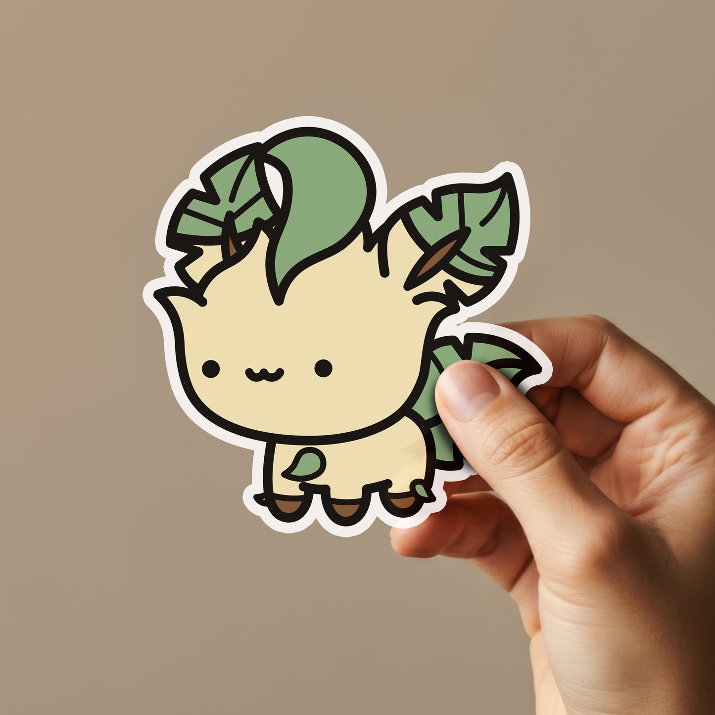 Leaf Animal Sticker