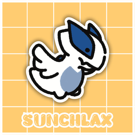White Legendary Bird Sticker