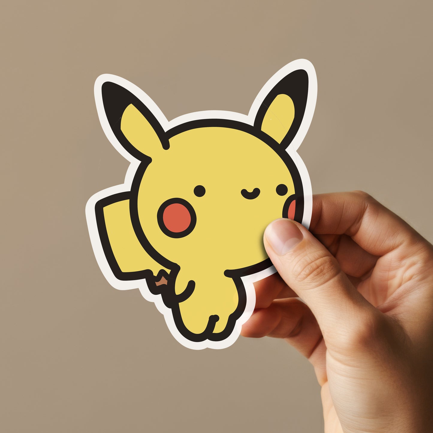Cute Yellow Rat Sticker