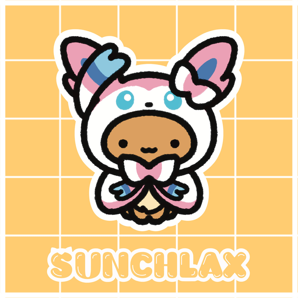 Brown Cat Wearing Fairy Poncho Sticker