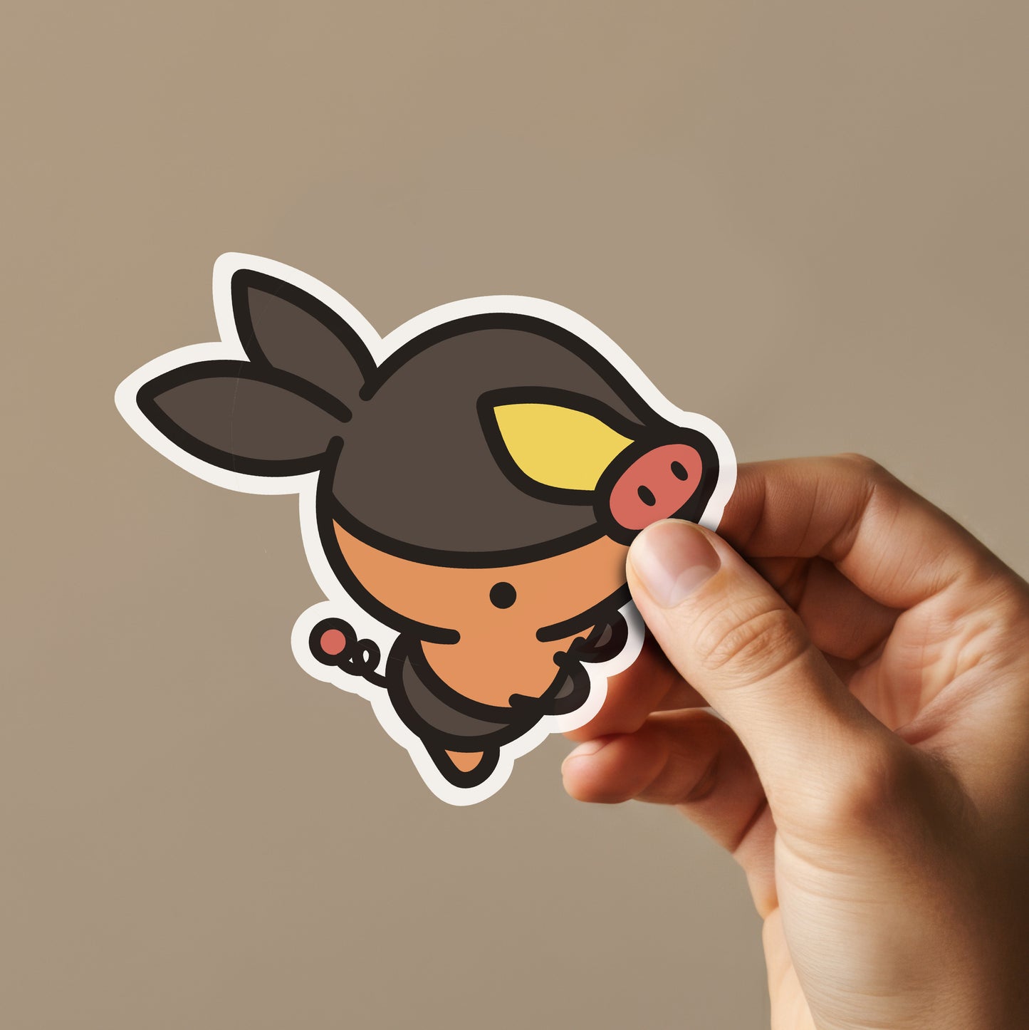 Fire Pig Sticker