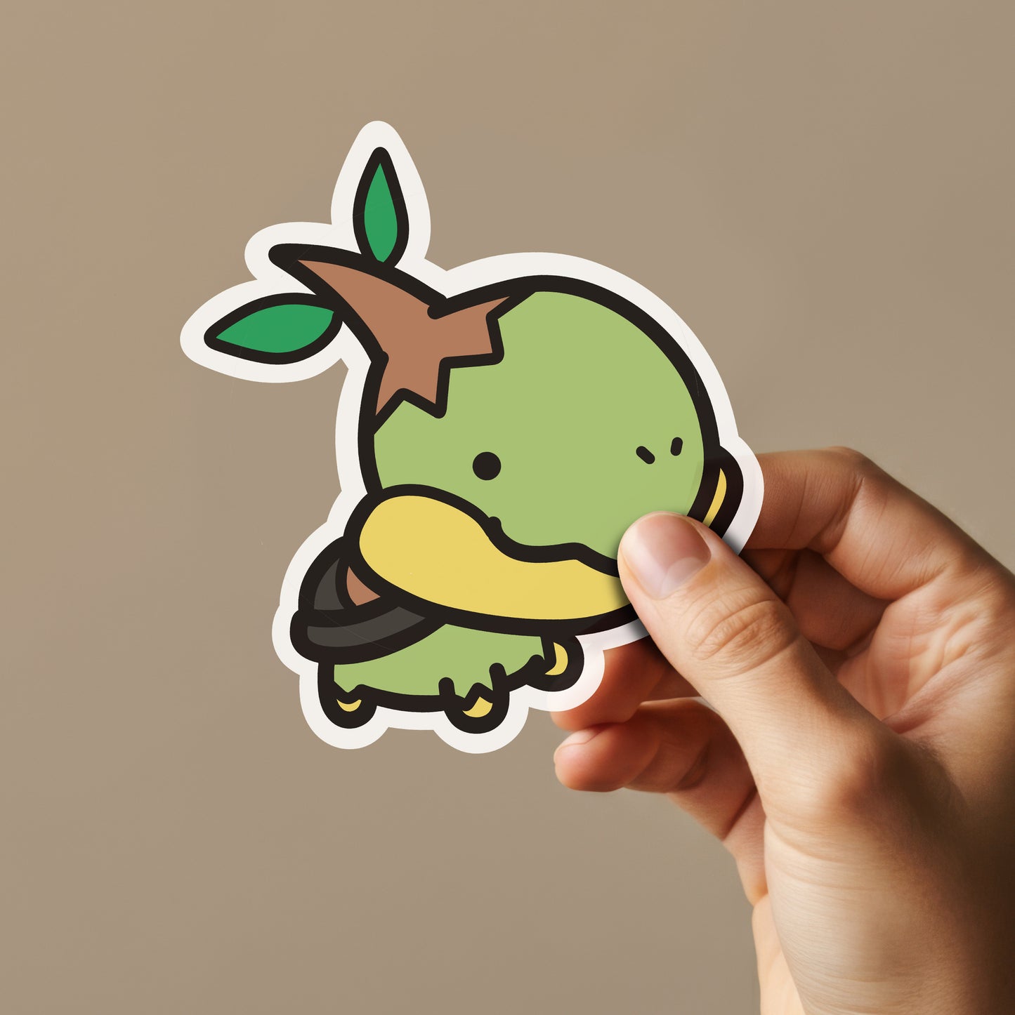 Grass Turtle Sticker