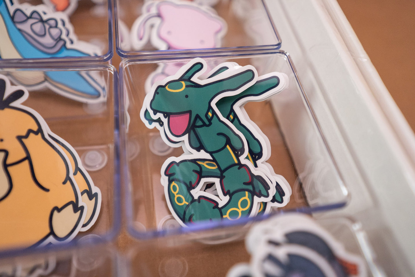 Green Long Dragon Sticker
