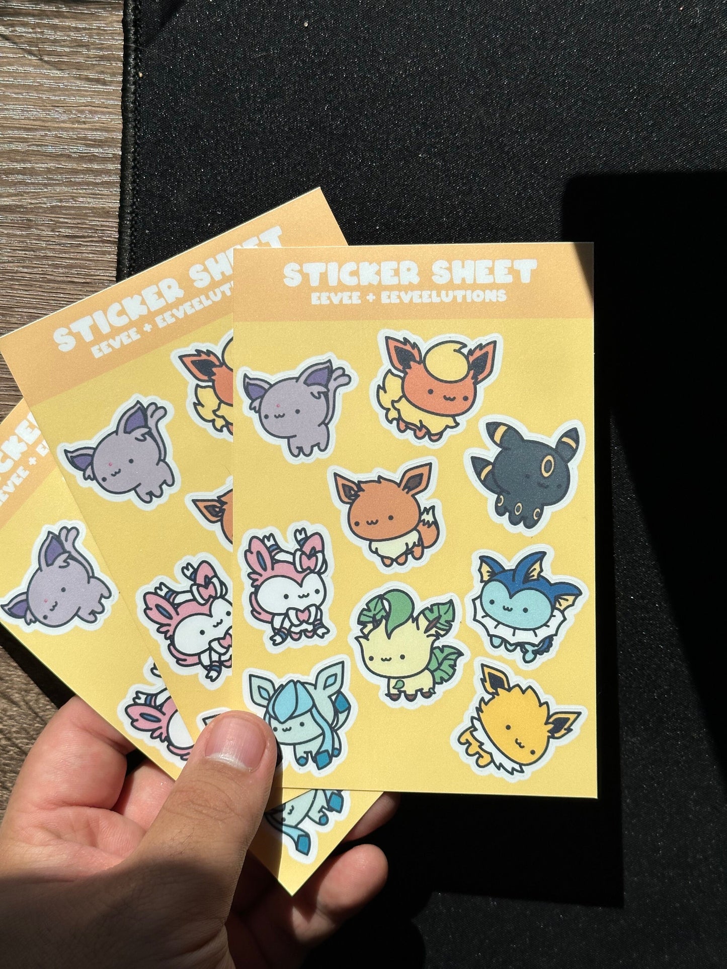 Elemental Animal Sticker Sheet