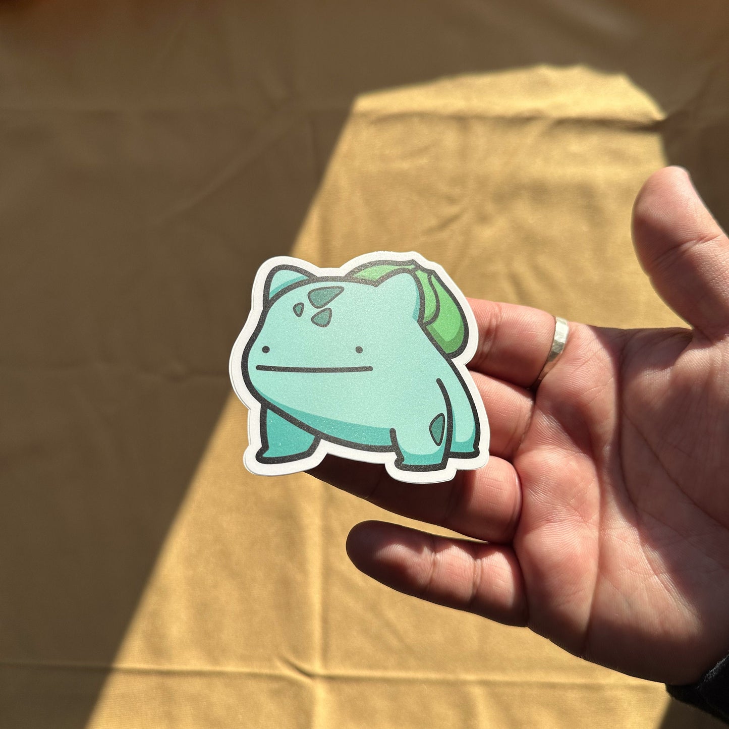 Grass Dinosaur Sticker