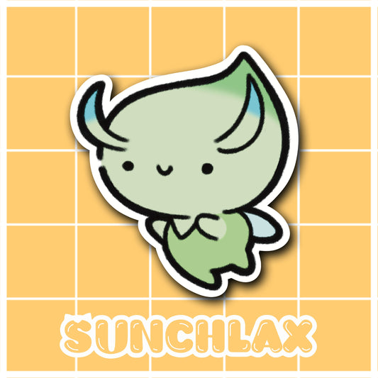 Green Onion Fairy Sticker