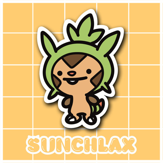 Grass Chestnut Animal Sticker