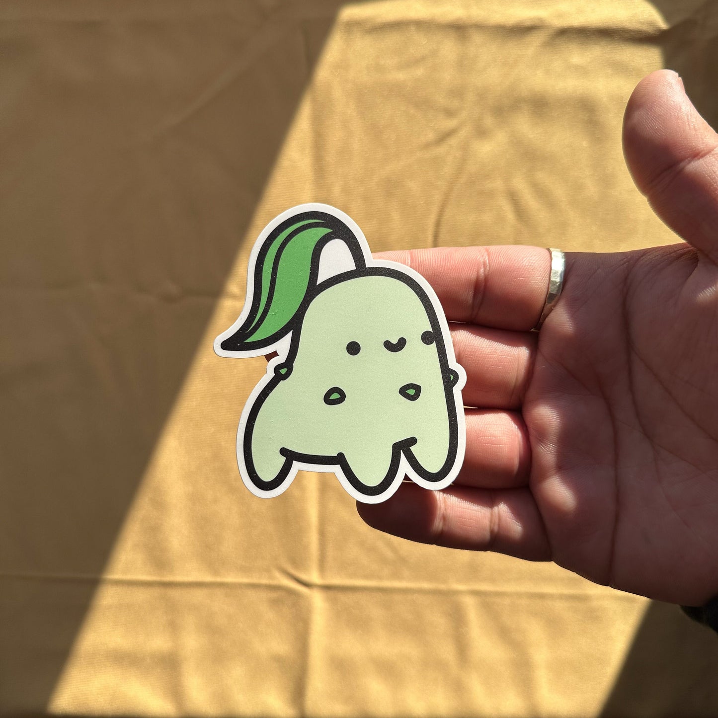 Grass Hair Animal Sticker